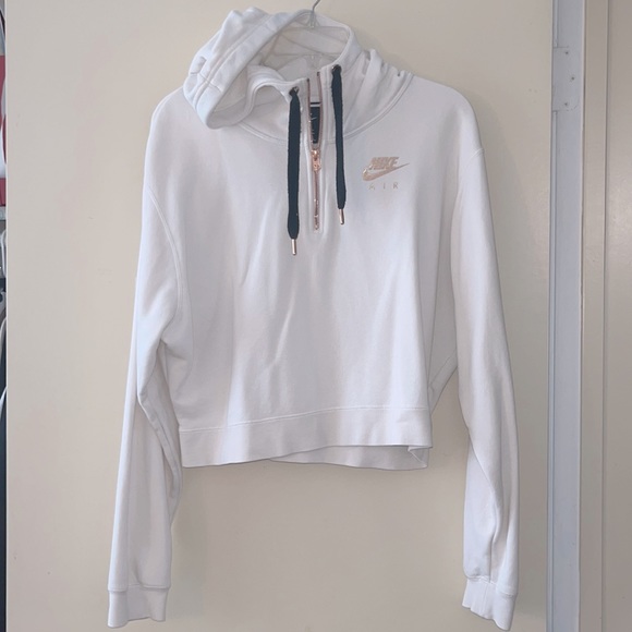 nike air hoodie rose gold